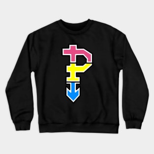 Pansexual Symbol - Pride Sexuality - Pan Identity - Pansexual Crewneck Sweatshirt